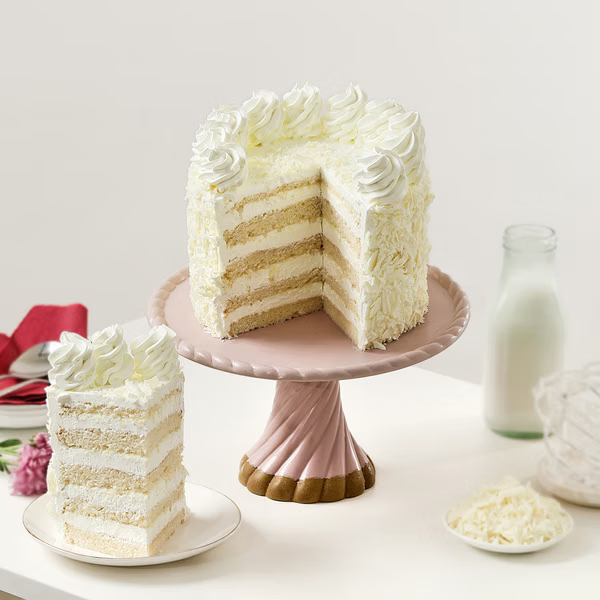 Creamy Elegance Celebration Cake