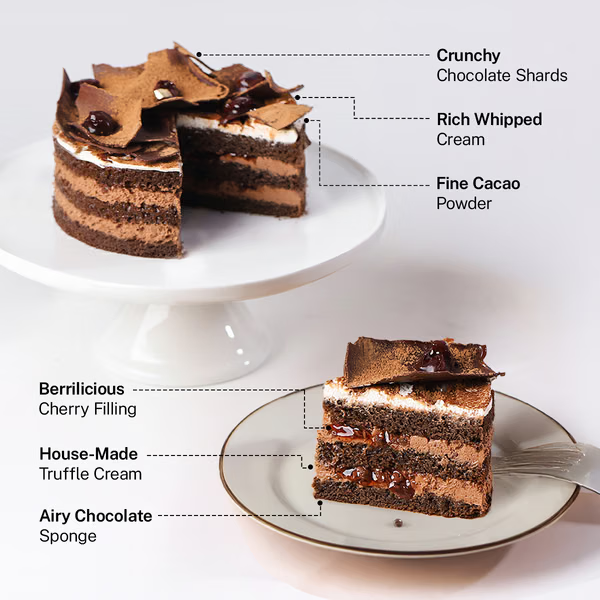 Black Forest Anniversary Cake