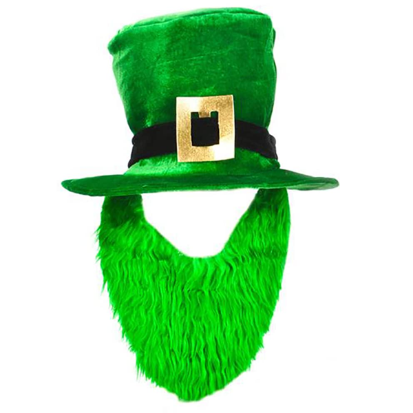 St. Patrick's Day Top Hat and Beard