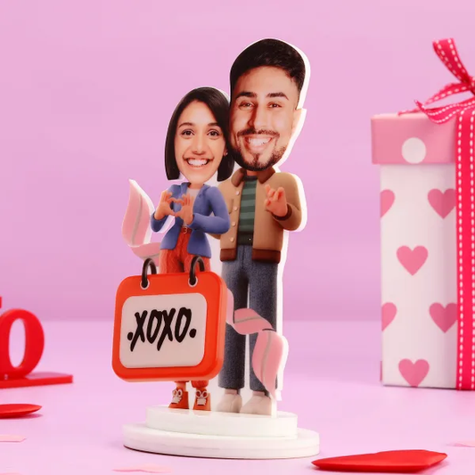 Personalized Valentine's Day Caricature