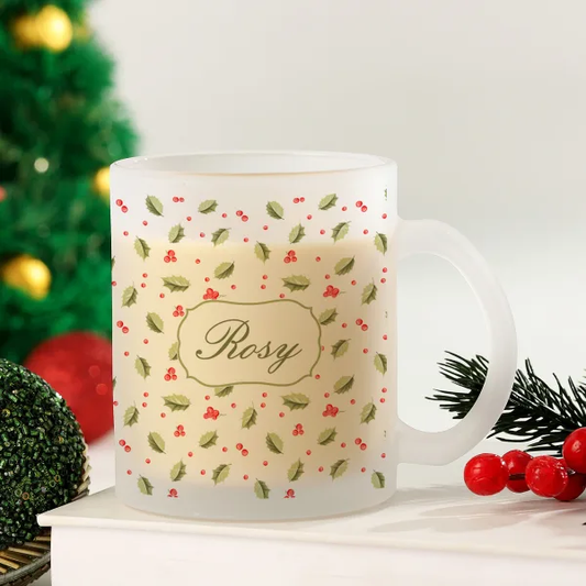 Set of 2 Personalized Christmassy Mugs