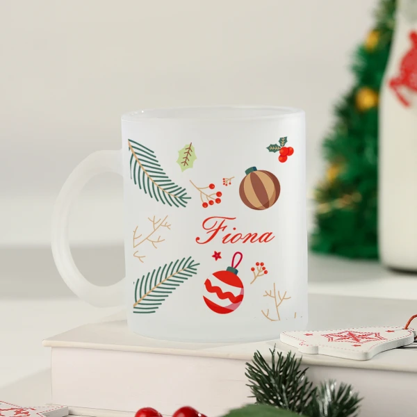 Set of 2 Personalized Christmassy Mugs