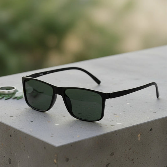 TheWhoop UV Protection Wayfarer Sunglasses (Free Size) (For Men & Women, Green)
