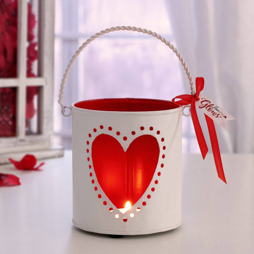 Chocolate Day Gift Box With Lantern And Personalized Card